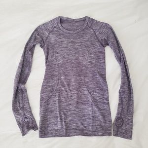 lululemon athletica Tops - Lululemon Swiftly Tech long sleeve purple top lululemon athletica Tops - Lululemon Swiftly Tech long sleeve purple top